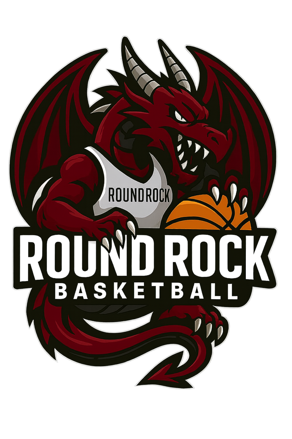 Round Rock Basketball dragon mark